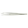 RS PRO 150mm Stainless Steel Bent Fine Tweezer 136-9825