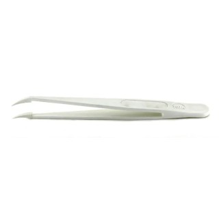RS PRO 115mm Plastic Pointed Curved Tweezer Delrin Anti-Magnetic Anti-Acid 136-9865