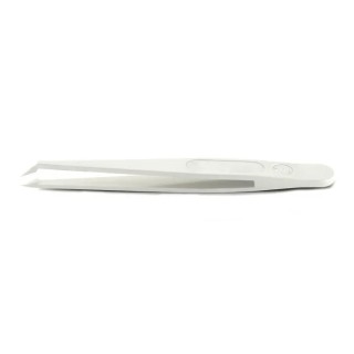 RS PRO 110mm Plastic Pointed Bent Tweezer 136-9866