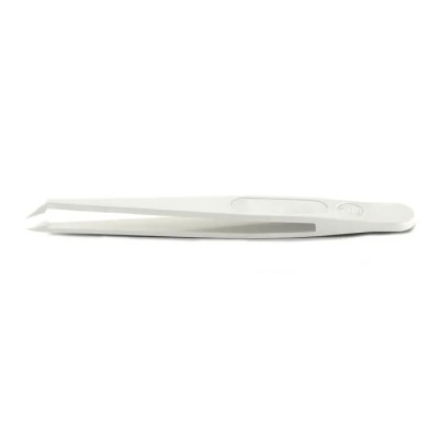 RS PRO 110mm Plastic Pointed Bent Tweezer 136-9866