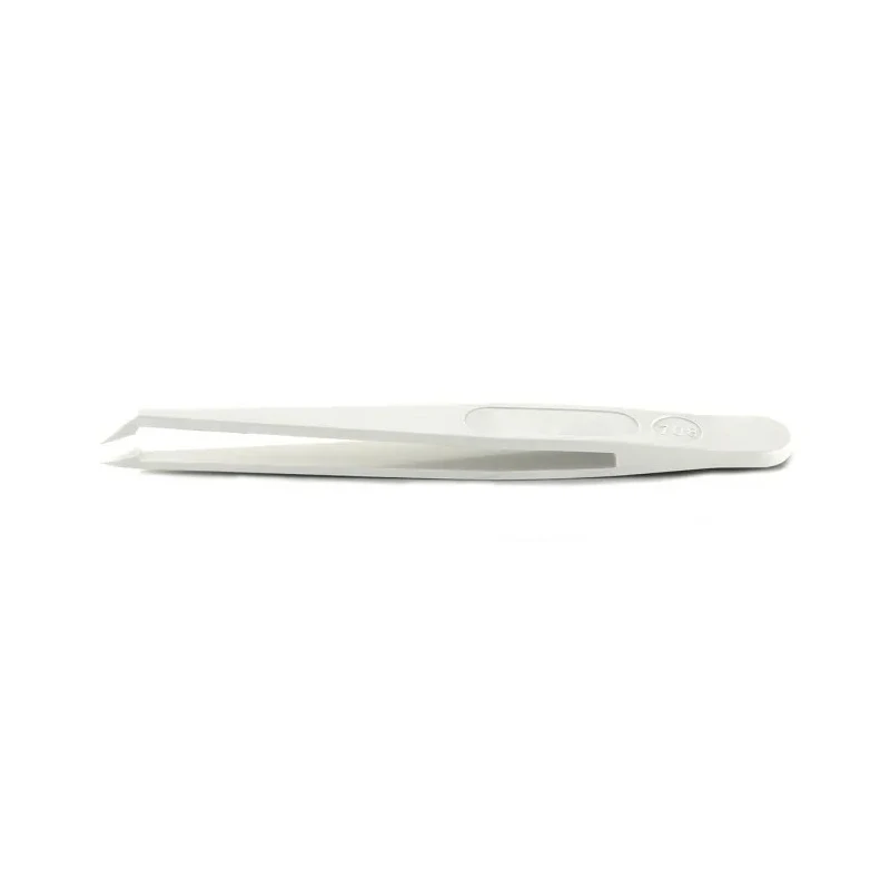RS PRO 110mm Plastic Pointed Bent Tweezer 136-9866