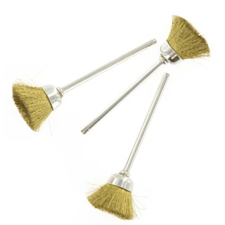RS PRO Brass Crimp Wire Abrasive Brush 2.35 mm Diameter 136-9891