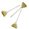 RS PRO Brass Crimp Wire Abrasive Brush 2.35 mm Diameter 136-9891