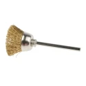 RS PRO Brass Crimp Wire Abrasive Brush 2.35 mm Diameter 136-9891