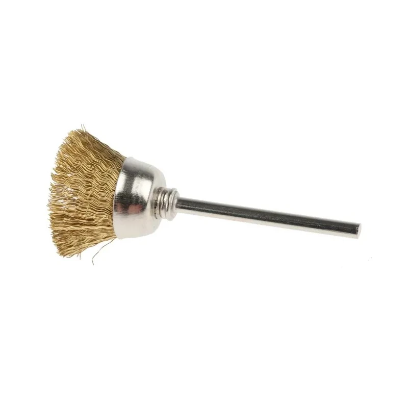RS PRO Brass Crimp Wire Abrasive Brush 2.35 mm Diameter 136-9891