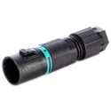 RS PRO Cable Tee Plug Male Screw 2-Pole 10A 1-Way IP68 400V TH381 136-9893