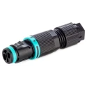 RS PRO Cable Tee Socket Female Screw, 2-Pole, 10A, 400V, 1-Way, IP68 136-9897