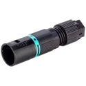 RS PRO Cable Tee Plug Male Screw 2-Pole 10A 1-Way IP68 400V RS PRO 136-9896