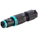 RS PRO Cable Tee Socket Female Screw 2-Pole 10A 1-Way IP68 400V RS PRO-136-9898