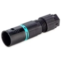 RS PRO Cable Tee Plug Male Screw 2-Pole 10A 1-Way 400V IP68 TH381 136-9895