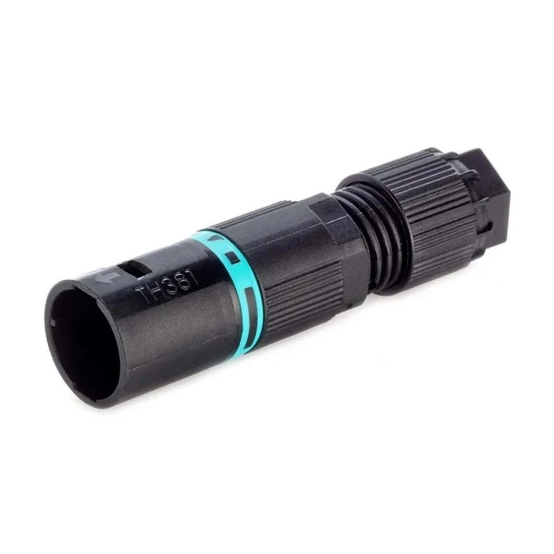 RS PRO Cable Tee Plug Male Screw 2-Pole 10A 1-Way 400V IP68 TH381 136-9895