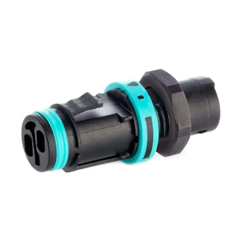 RS PRO Panel Mount Tee Socket Female Screw, 2-Pole, 10A, 1-Way, IP68 136-9902