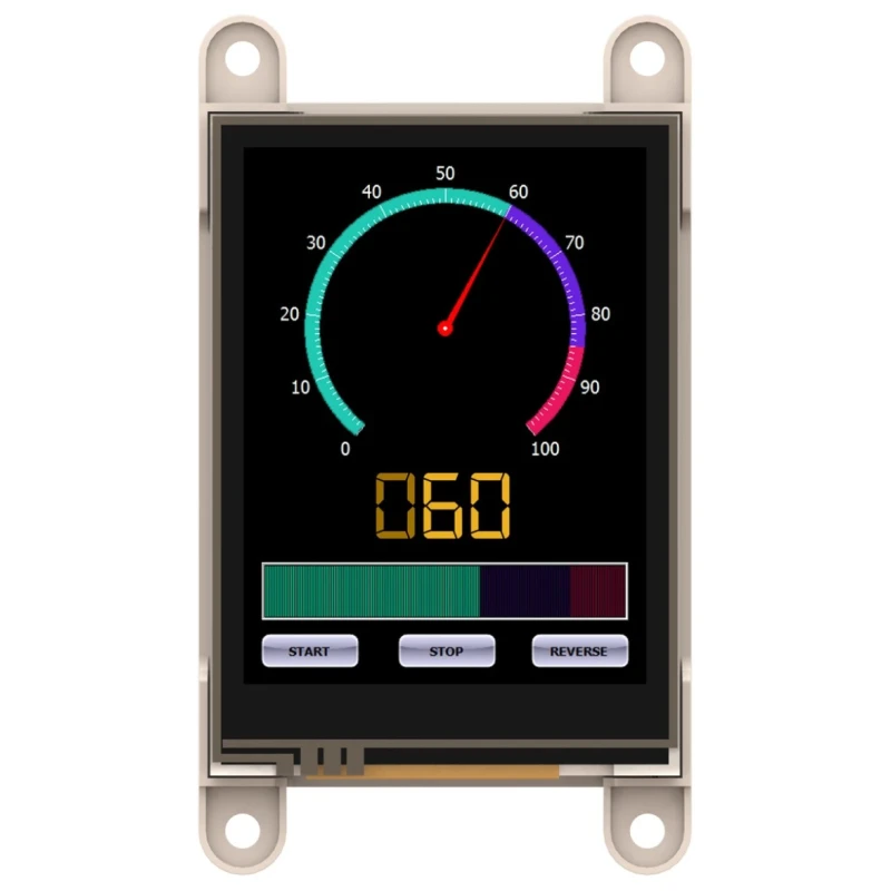 4D Systems SK-gen4-IoD-24T LCD Colour Display Touch Screen 5V UART Interface 240x320 Pixel 60.96 mm Australia gen4