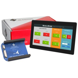 4D Systems LCD Colour Display Touch Screen 7 in 800 x 480 pixel UART Interface Capacitive Touch 5V 1.1A gen4-4DCAPE-70CT-CLB