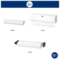 Tork Blue Couch Roll Paper Towel, 2 Ply, 56.1 m x 480 mm, 165 Sheets, Roll Width 500 mm, Model 152250