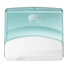 Tork Plastic White Turquoise Wall Mount Paper Towel Dispenser 427mm x 206mm x 394mm 654000