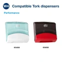 Tork Plastic White Turquoise Wall Mount Paper Towel Dispenser 427mm x 206mm x 394mm 654000