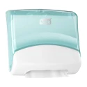 Tork Plastic White Turquoise Wall Mount Paper Towel Dispenser 427mm x 206mm x 394mm 654000
