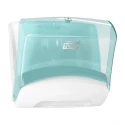 Tork Plastic White Turquoise Wall Mount Paper Towel Dispenser 427mm x 206mm x 394mm 654000