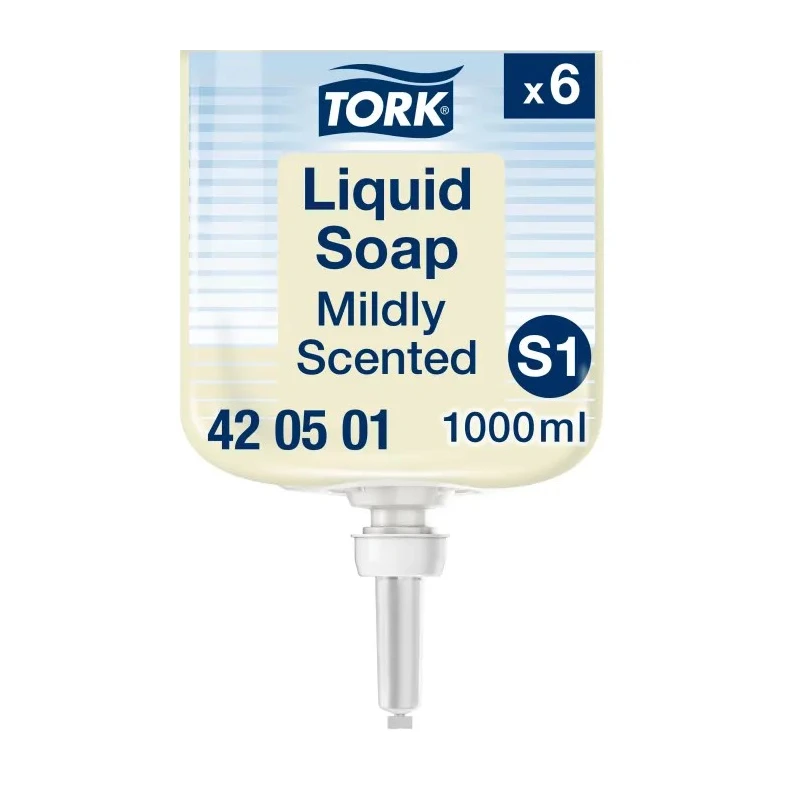 Tork Fragrant Mild Hand Cleaner 1 L Bottle Liquid Non-Anti Bacterial EU Ecolabel 420501