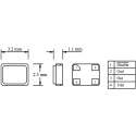 AKER 50MHz Clock Oscillator ±50 ppm CMOS 4-Pin Surface Mount S33305-50.000-X