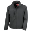 RS PRO Black Waterproof Softshell Jacket with Micro Fleece Lining, 4 Outer & 3 Inner Pockets, Size L 136-9983
