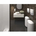 Tork 50L White Plastic Waste Bin Wall or Floor Mounted for Washrooms 563000