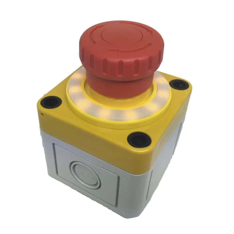 APEM Twist Release Emergency Stop Push Button Panel Mount 22 mm Cutout 2 NC Contacts IP65 A02ES-I