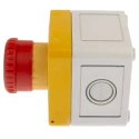 APEM A02ES-I Series Twist Release Emergency Stop Push Button Panel Mount 22mm Cutout 2 NC IP65 A02ES-I