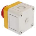 APEM A02ES-I Series Twist Release Emergency Stop Push Button Panel Mount 22mm Cutout 2 NC IP65 A02ES-I