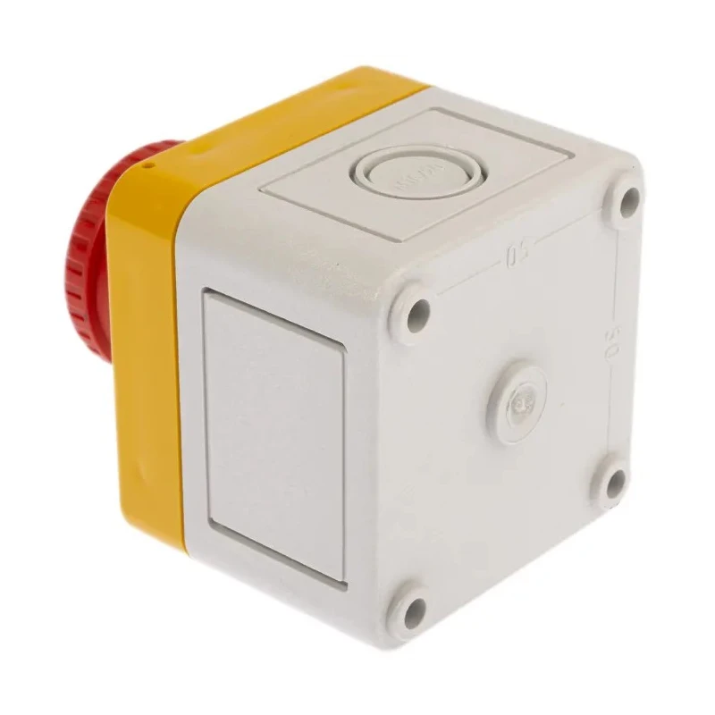 APEM A02ES-I Series Twist Release Emergency Stop Push Button Panel Mount 22mm Cutout 2 NC IP65 A02ES-I