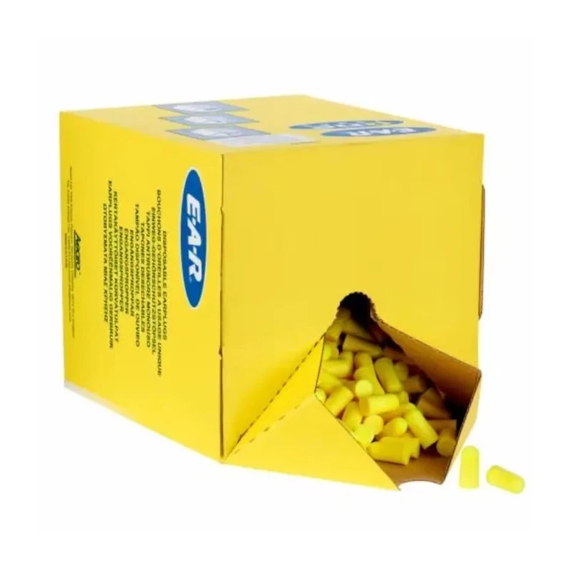 3M E.A.R Soft Yellow Neons Series Yellow Disposable Ear Plugs 34 dB Rated PD-01-010