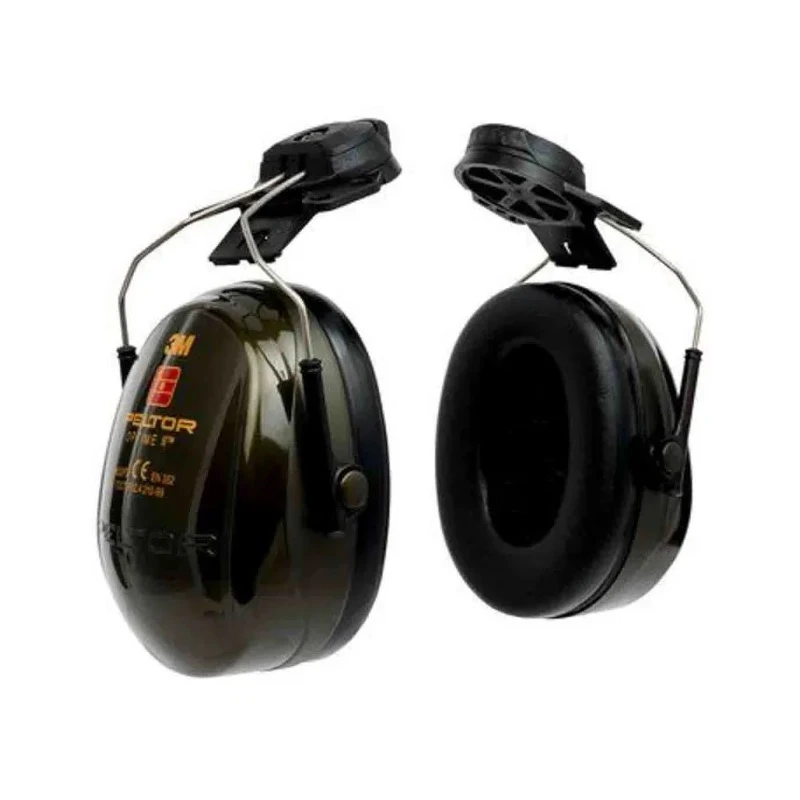 3M PELTOR Optime II Ear Shells for Helmets, 31 dB SNR, Black, Helmet Attachment H520P3H-410-GQ