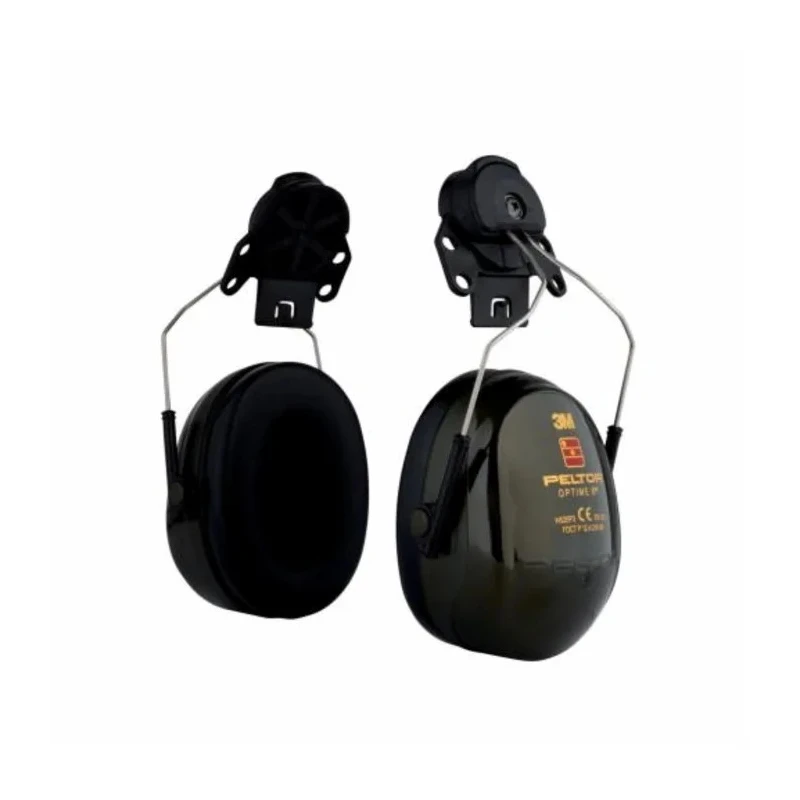 3M PELTOR Optime II Ear Shells for Helmets, 31 dB SNR, Black, Helmet Attachment H520P3H-410-GQ