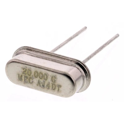 MERCURY 20 MHz Crystal ±30 ppm HC-49-US 2-Pin Through Hole Mount HUS-20.000-18-30/50/4085