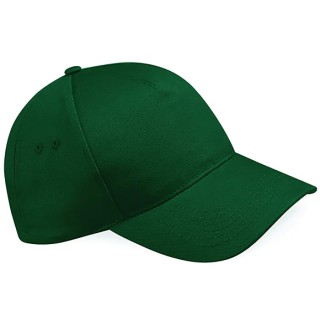RS PRO Green Cotton Ultimate 5 Panel Cap Adjustable Rip-Strap 137-0281