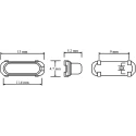 AKER 18.432 MHz Crystal ±30 ppm HC-49 4-Pin Surface Mount CA4-18.432-18-3050-X