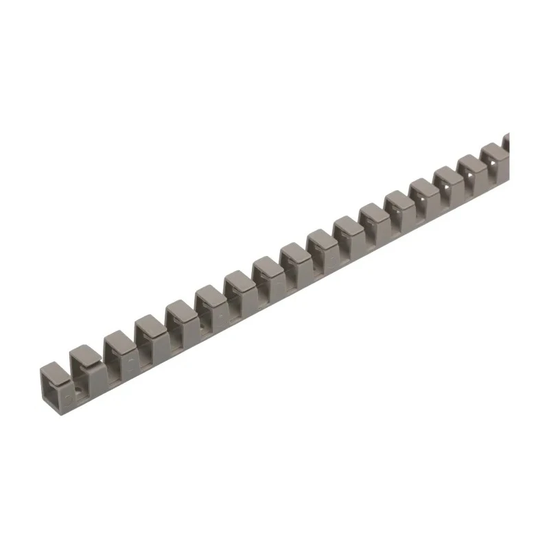 RS PRO Grey Flexible Slot Cable Trunking Polypropylene W9mm x D11 mm x L500 mm W9mm