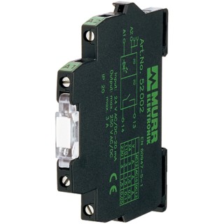 Murrelektronik Limited Electromechanical Interface Relay DIN Rail Mount 24V DC Coil SPDT Contact 6A Switching Current 52002