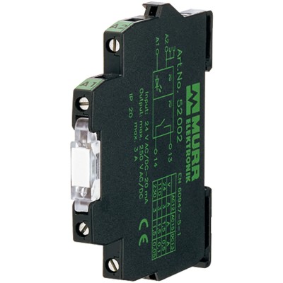Murrelektronik Limited Electromechanical Interface Relay DIN Rail Mount 24V DC Coil SPDT Contact 6A Switching Current 52002