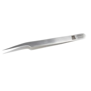 RS PRO 115mm Stainless Steel Fine Tweezer 136-9844