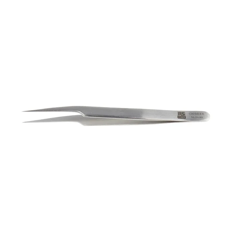 RS PRO 115mm Stainless Steel Fine Tweezer 136-9844