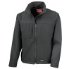 RS PRO Black Waterproof Softshell Jacket 4 Outer Pockets 3 Inside Pockets Size M 136-9985
