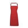 RS PRO Red Reusable Cotton, Polyester Apron, Tear Resistant, Water Repellent, 860 mm 137-0454
