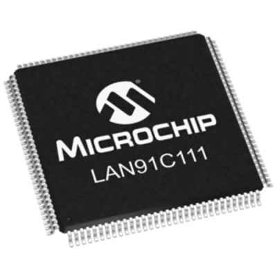 Microchip 128-Pin TQFP Controller IC 3.3 V 100 Mbps ISA Full Duplex/Half Duplex LAN91C111-NU