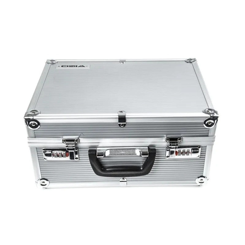 Viso Metal Transit Case, Aluminium Construction, Silver Finish, 338 mm x 248 mm x 162 mm STC 900P