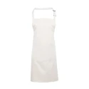 RS PRO White Reusable Polyester Cotton Apron 860 mm 137-0456
