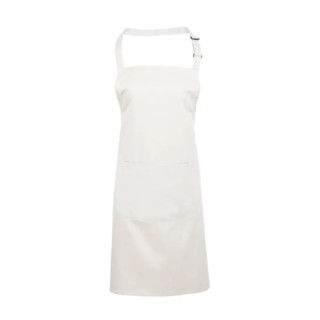 RS PRO White Reusable Polyester Cotton Apron 860 mm 137-0456