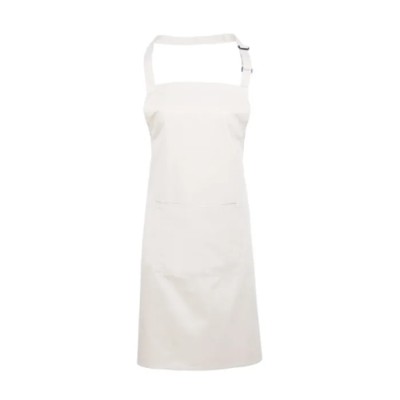 RS PRO White Reusable Polyester Cotton Apron 860 mm 137-0456