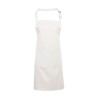 RS PRO White Reusable Polyester Cotton Apron 860 mm 137-0456
